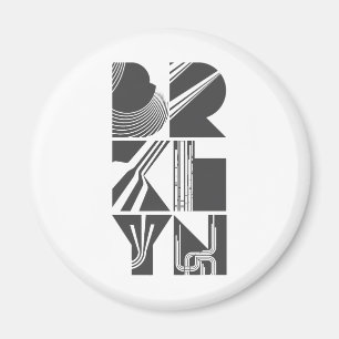 Brooklyn Lines Magnet