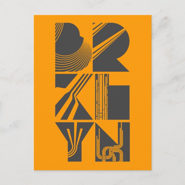 Brooklyn Lines Postkarte (Vorderseite)
