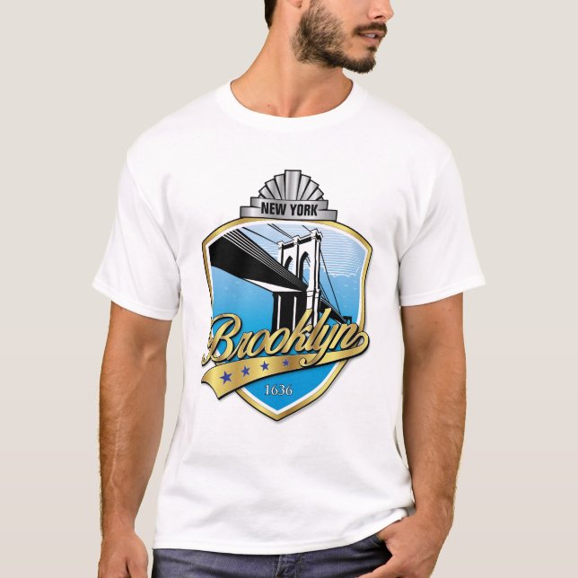 Brooklyn Logo Design T-Shirt (Vorderseite)