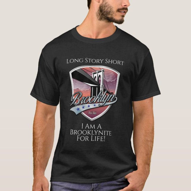 Brooklyn Logodesign T-Shirt (Vorderseite)