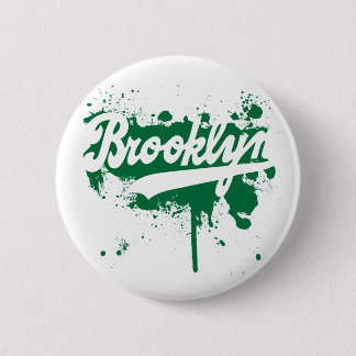 Brooklyn malte grünen Knopf Button