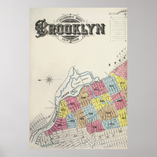 Brooklyn Map Poster