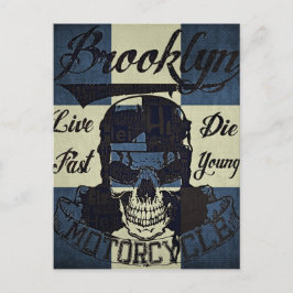 Brooklyn Motorrad Club Postkarte
