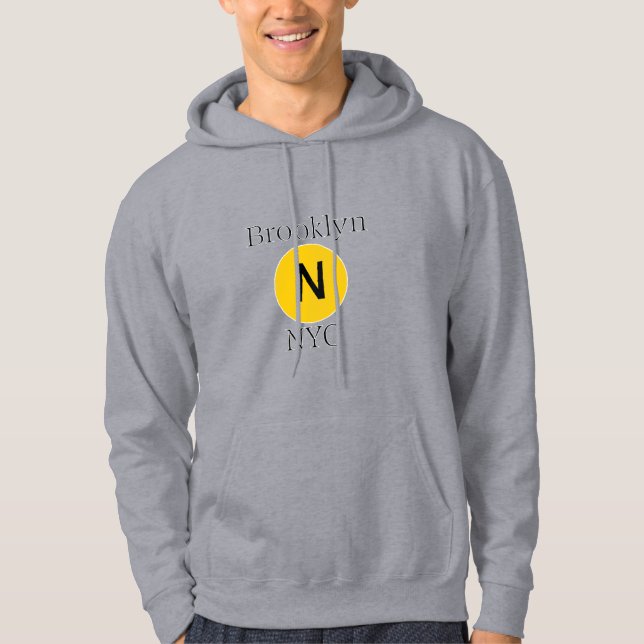 Brooklyn N Train Hoodie (Vorderseite)