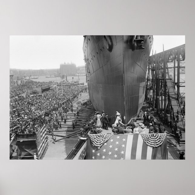 Brooklyn Navy Yard, 1908 Poster (Vorne)