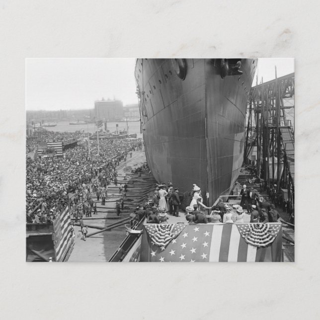 Brooklyn Navy Yard, Anfang des 20. Jahrhunderts Postkarte (Vorderseite)
