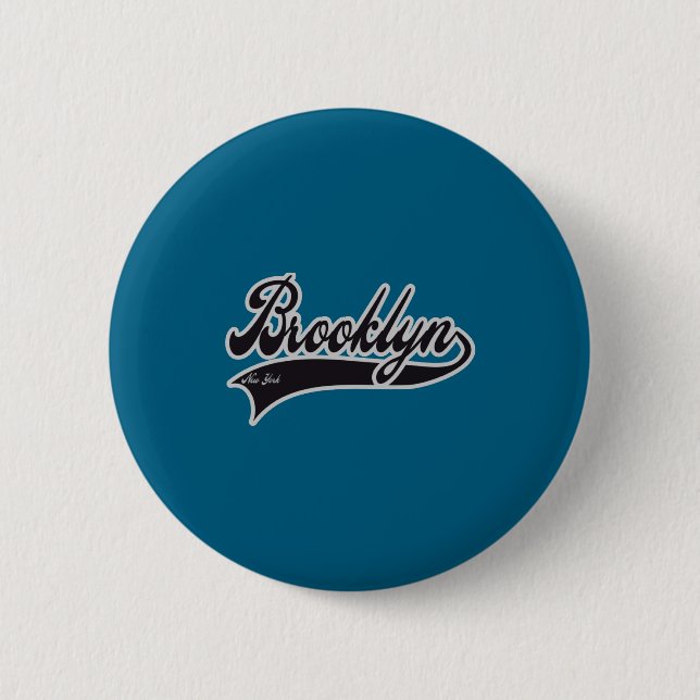 Brooklyn New York Baby  Button (Vorderseite)
