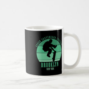 Brooklyn New York City Skateboarder Urne Skateboar Kaffeetasse