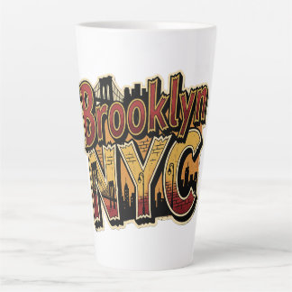 Brooklyn New York City Vintage-Brücken-Aufkleber K Milchtasse