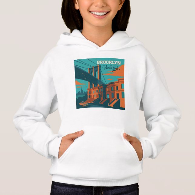 Brooklyn New York Hoodie (Vorderseite)