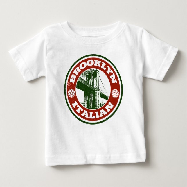 Brooklyn New York Italians Baby T-shirt (Vorderseite)