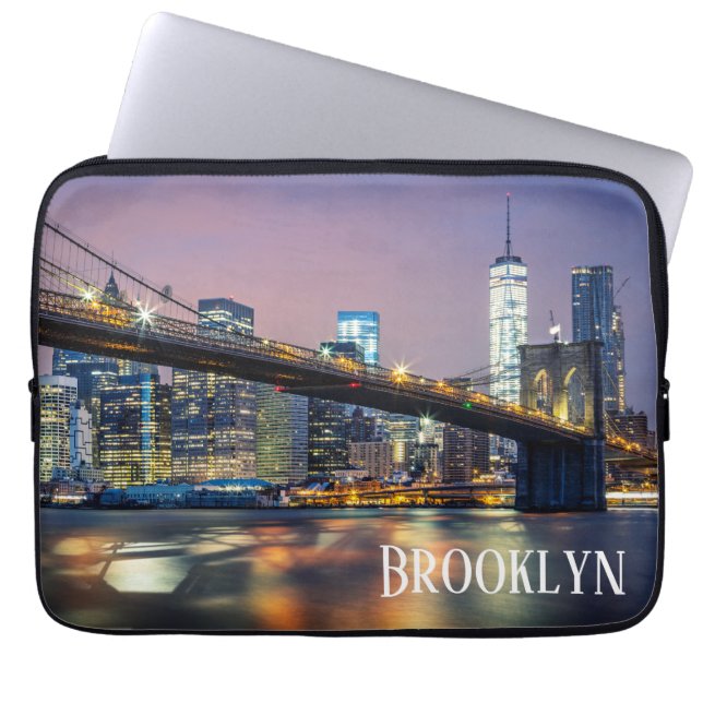 Brooklyn New York Laptopschutzhülle (Vorderseite)