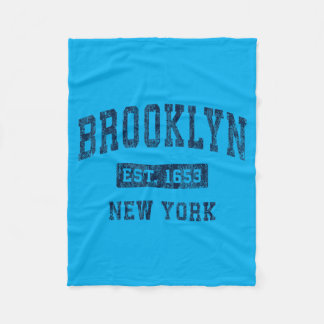 Brooklyn New York Ny Vintage Etablierte Sportarten Fleecedecke
