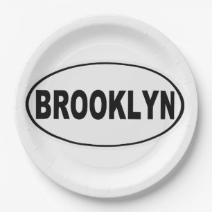 Brooklyn New York Pappteller