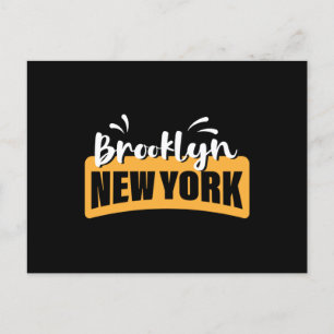 Brooklyn new york postkarte