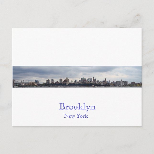 Brooklyn New York Postkarte (Vorderseite)