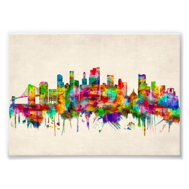 Brooklyn New York Skyline Fotodruck (Vorne)