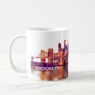 Brooklyn New York Skyline Kaffeetasse