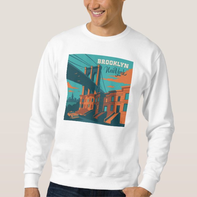 Brooklyn New York Sweatshirt (Vorderseite)