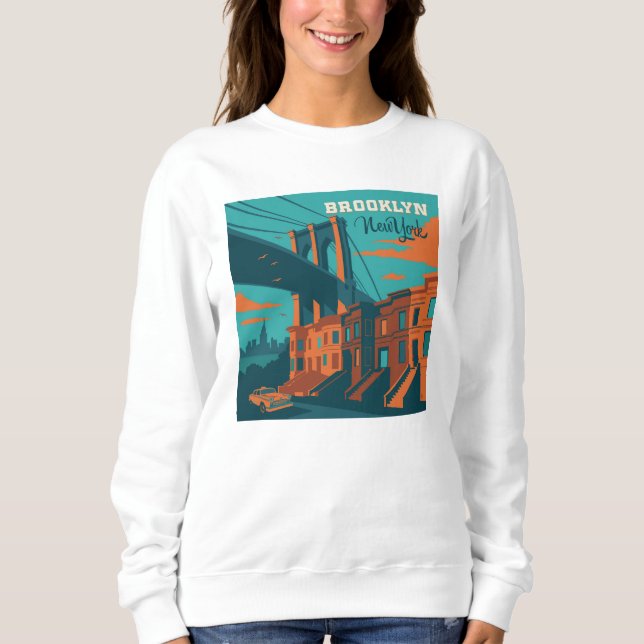 Brooklyn New York Sweatshirt (Vorderseite)