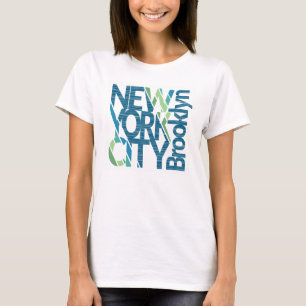 Brooklyn New York Typografie T-Shirt
