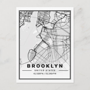 Brooklyn New York US United Staaten Travel City Ma Postkarte