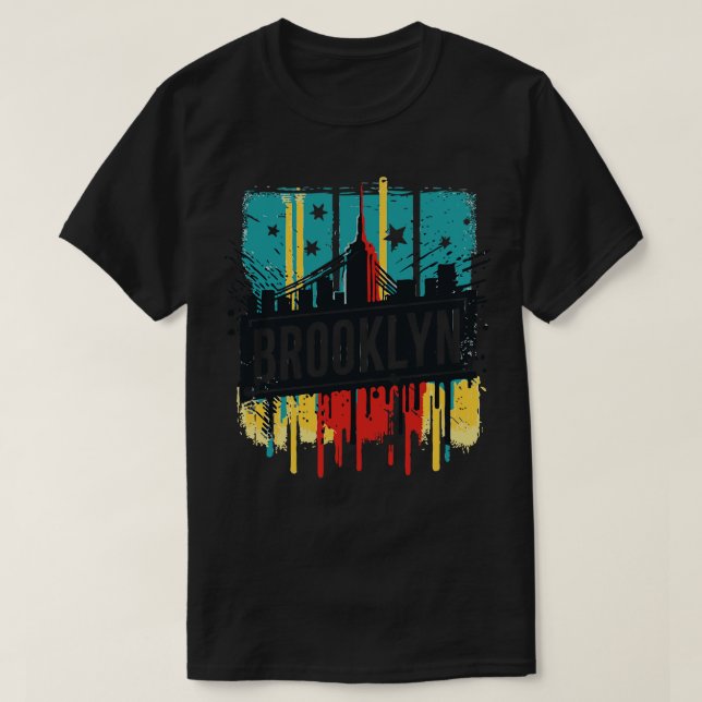Brooklyn New York Vintag T-Shirt (Design vorne)