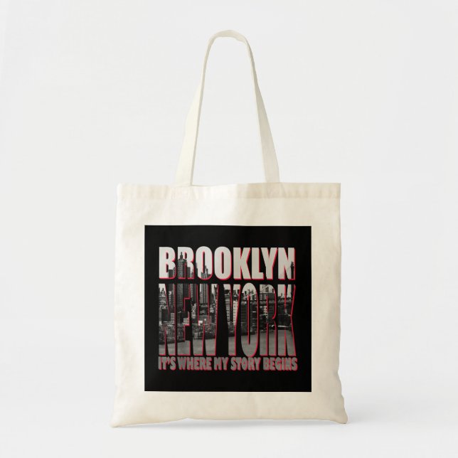 Brooklyn New York, wo meine Geschichte beginnt Tragetasche (Vorne)