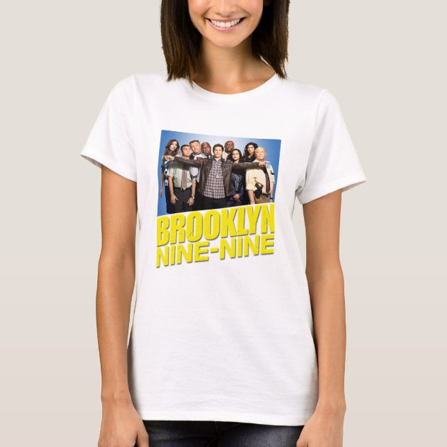Brooklyn Nine 99 Cast and Logo145 T-Shirt (Vorderseite)