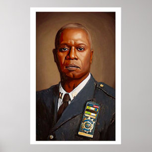 Brooklyn Nine Raymond Holt Portrait Print F Poster