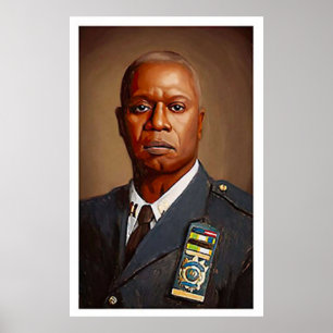 Brooklyn Nine Raymond Holt Portrait Print Poster