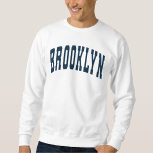 Brooklyn NYC Vintage College Stil Sweatshirt