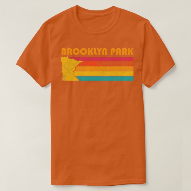Brooklyn Park Minnesota Vintag Distressed Souveni T-Shirt (Design vorne)