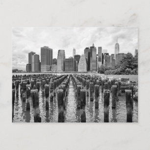 Brooklyn Pier Pylons Postkarte