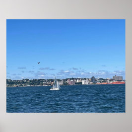 Brooklyn Pier Ship - NYC Bay Ridge Poster