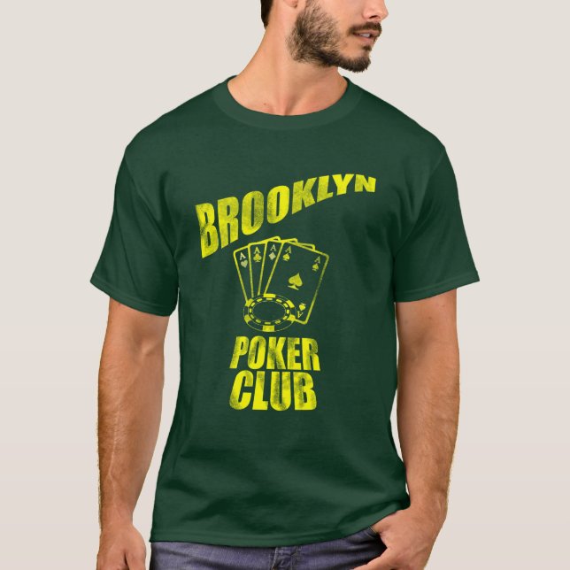 Brooklyn-Poker-Verein-T-Shirt T-Shirt (Vorderseite)