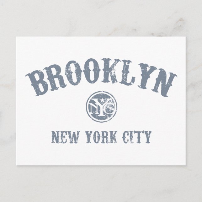 *Brooklyn Postkarte (Vorderseite)