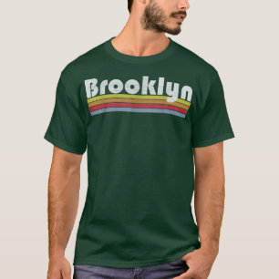Brooklyn Retro Vintage 70er 80er 90er Männer Fraue T-Shirt