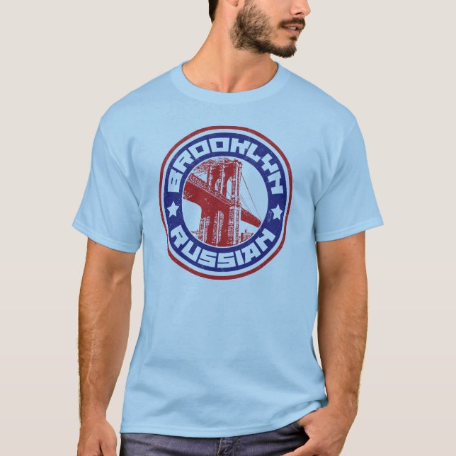 Brooklyn Russischer Amerikaner T-Shirt (Vorderseite)