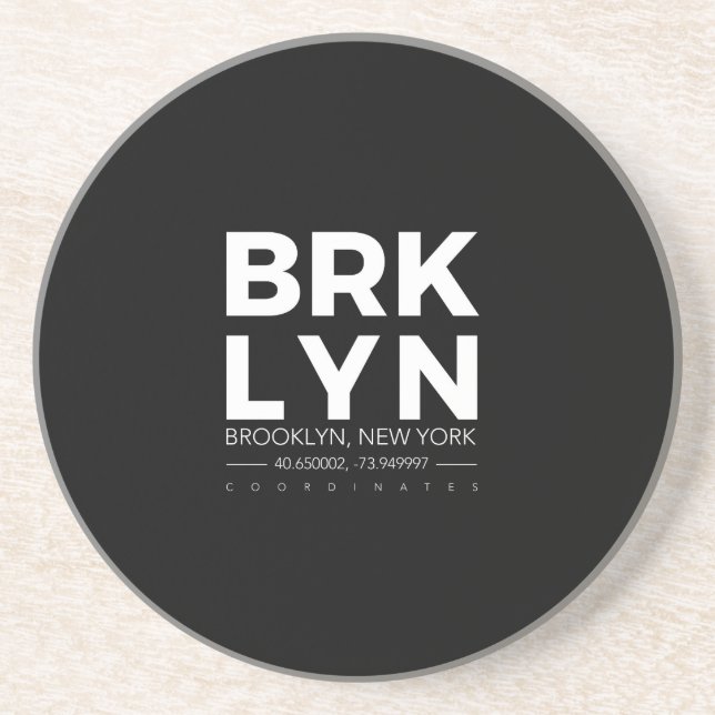 Brooklyn Sandstein Untersetzer (Vorne)