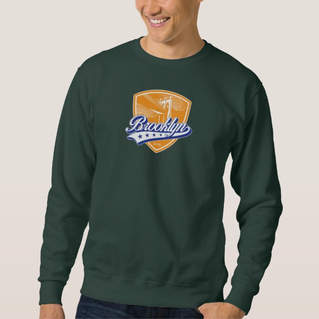 Brooklyn Shield mit Swoosh Design Sweatshirt (Vorderseite)