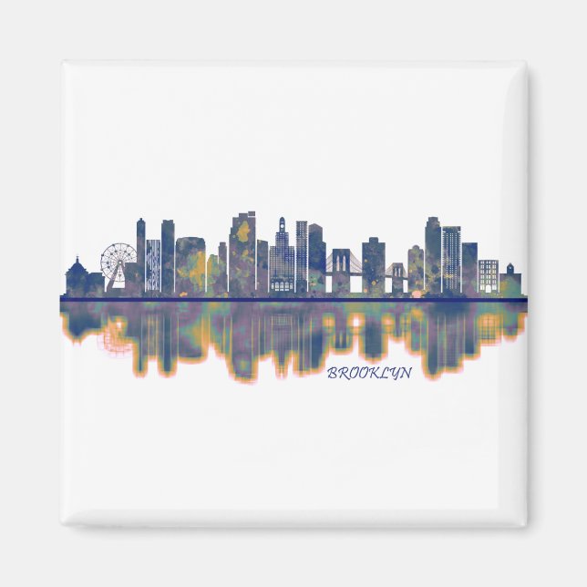 Brooklyn Skyline Magnet (Vorne)