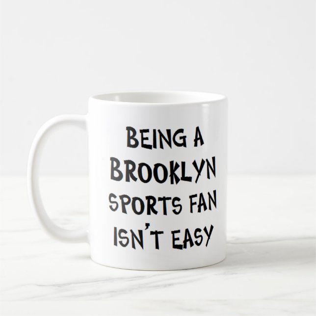 Brooklyn-Sport-Fan zu sein Kaffeetasse (Links)