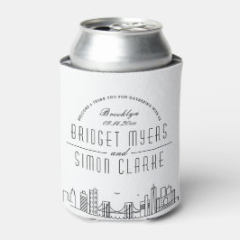 Brooklyn Stylized | Wedding Can Cooler Dosenkühler