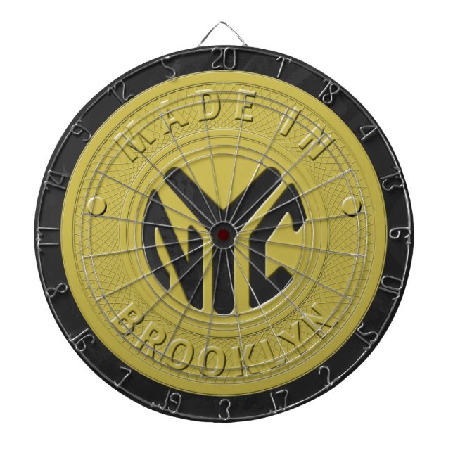Brooklyn Subway Token Dartscheibe (vorne)