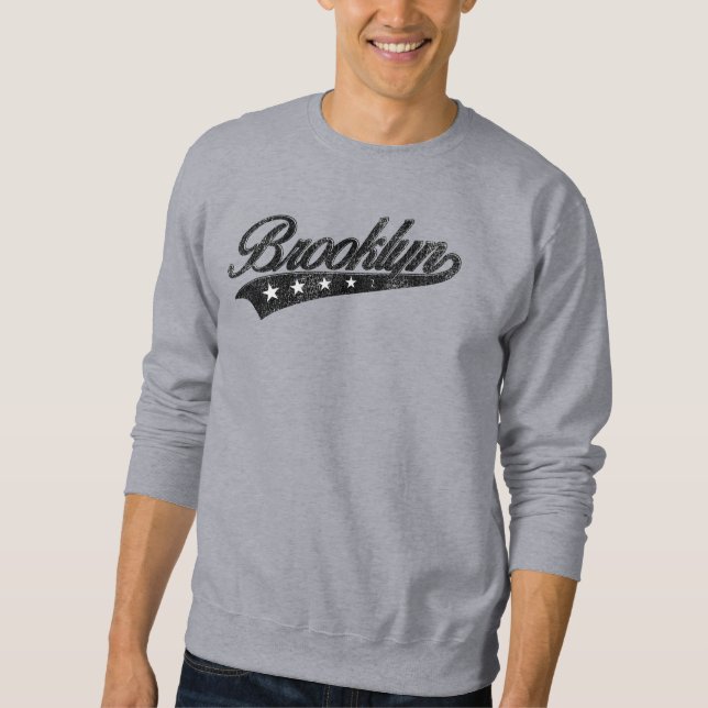 Brooklyn Swoosh Design Sweatshirt (Vorderseite)