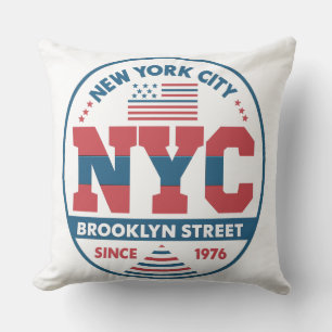 Brooklyn und Throw Pillow in New York Kissen