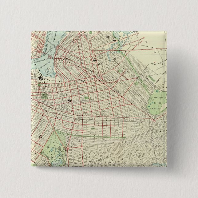 Brooklyn und Vicinity Button (Vorderseite)