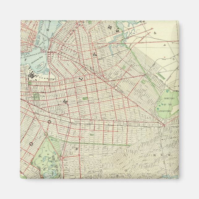 Brooklyn und Vicinity Magnet (Vorne)
