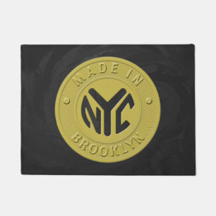 Brooklyn-Untergrundbahn-Zeichen Fußmatte